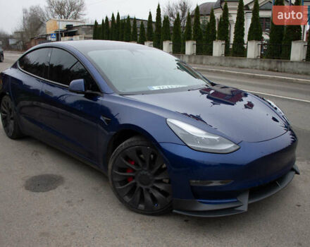 Синій Тесла Модель 3, об'ємом двигуна 0 л та пробігом 74 тис. км за 25700 $, фото 5 на Automoto.ua