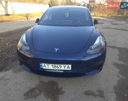 Синий Тесла Модель 3, объемом двигателя 0 л и пробегом 64 тыс. км за 24600 $, фото 5 на Automoto.ua