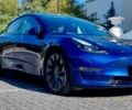 Синий Тесла Модель 3, объемом двигателя 0 л и пробегом 47 тыс. км за 13600 $, фото 1 на Automoto.ua