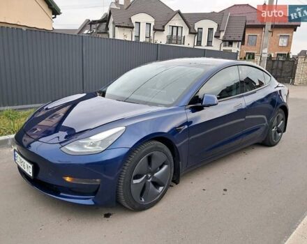 Синий Тесла Модель 3, объемом двигателя 0 л и пробегом 67 тыс. км за 21500 $, фото 3 на Automoto.ua