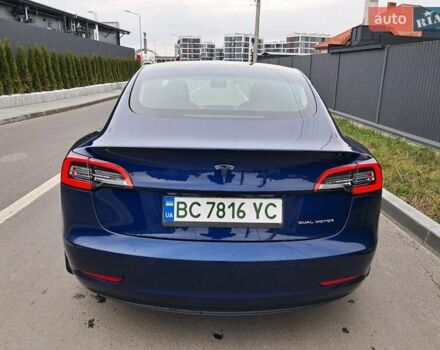 Синий Тесла Модель 3, объемом двигателя 0 л и пробегом 67 тыс. км за 21500 $, фото 8 на Automoto.ua