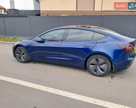 Синий Тесла Модель 3, объемом двигателя 0 л и пробегом 67 тыс. км за 21500 $, фото 1 на Automoto.ua