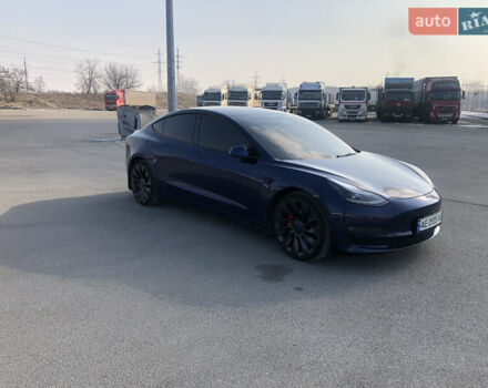 Синий Тесла Модель 3, объемом двигателя 0 л и пробегом 70 тыс. км за 25200 $, фото 2 на Automoto.ua