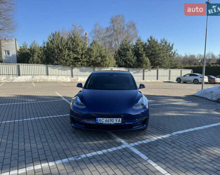 Синий Тесла Модель 3, объемом двигателя 0 л и пробегом 146 тыс. км за 17500 $, фото 3 на Automoto.ua