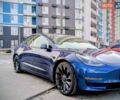 Синий Тесла Модель 3, объемом двигателя 0 л и пробегом 82 тыс. км за 22500 $, фото 1 на Automoto.ua