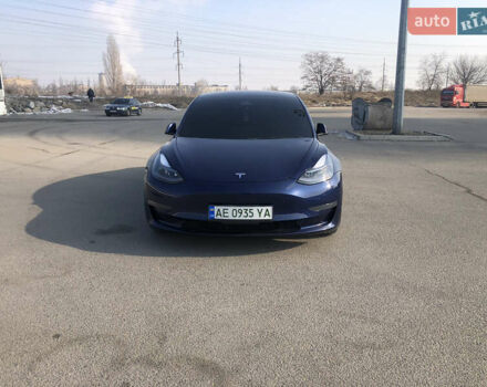 Синій Тесла Модель 3, об'ємом двигуна 0 л та пробігом 57 тис. км за 28000 $, фото 1 на Automoto.ua