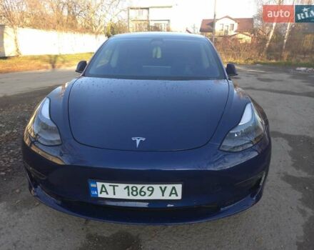 Синий Тесла Модель 3, объемом двигателя 0 л и пробегом 64 тыс. км за 24600 $, фото 4 на Automoto.ua