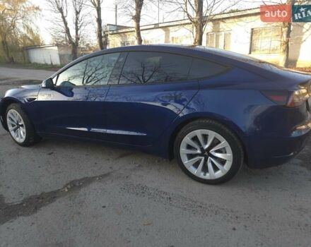 Синий Тесла Модель 3, объемом двигателя 0 л и пробегом 64 тыс. км за 24600 $, фото 3 на Automoto.ua