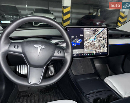 Синий Тесла Модель 3, объемом двигателя 0 л и пробегом 54 тыс. км за 22500 $, фото 5 на Automoto.ua