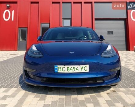 Синий Тесла Модель 3, объемом двигателя 0 л и пробегом 82 тыс. км за 20999 $, фото 5 на Automoto.ua