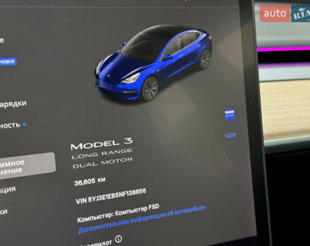 Синий Тесла Модель 3, объемом двигателя 0 л и пробегом 37 тыс. км за 22000 $, фото 21 на Automoto.ua