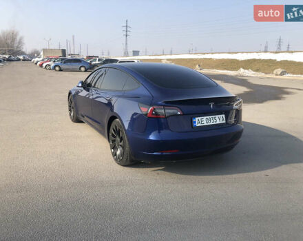 Синий Тесла Модель 3, объемом двигателя 0 л и пробегом 70 тыс. км за 25200 $, фото 4 на Automoto.ua