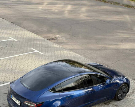 Синий Тесла Модель 3, объемом двигателя 0 л и пробегом 65 тыс. км за 21100 $, фото 2 на Automoto.ua