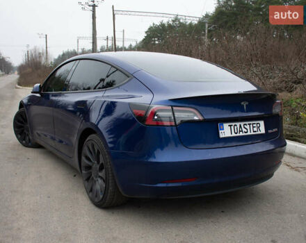Синій Тесла Модель 3, об'ємом двигуна 0 л та пробігом 74 тис. км за 25700 $, фото 3 на Automoto.ua