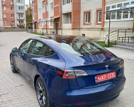Синий Тесла Модель 3, объемом двигателя 0 л и пробегом 93 тыс. км за 18500 $, фото 2 на Automoto.ua