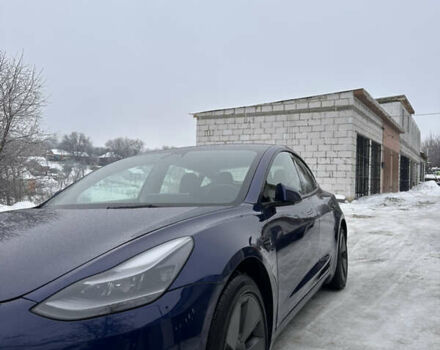 Синий Тесла Модель 3, объемом двигателя 0 л и пробегом 117 тыс. км за 16499 $, фото 1 на Automoto.ua