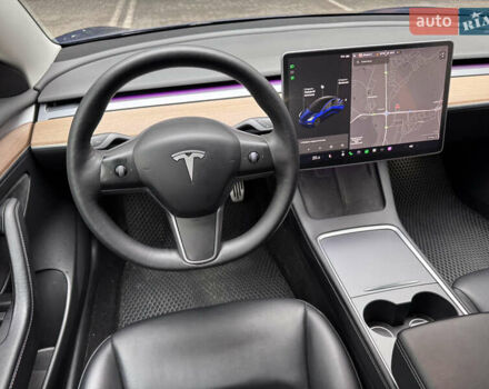 Синий Тесла Модель 3, объемом двигателя 0 л и пробегом 37 тыс. км за 22000 $, фото 14 на Automoto.ua