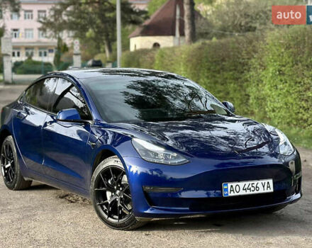 Синий Тесла Модель 3, объемом двигателя 0 л и пробегом 24 тыс. км за 24999 $, фото 2 на Automoto.ua