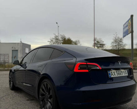 Тесла Модель 3 2022 в Харькове на Automoto.ua Синий Тесла Модель 3, объемом двигателя 0 л и пробегом 52 тыс. км за 24999 $, фото 6 на Automoto.ua