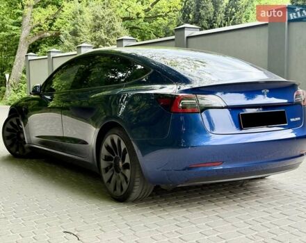 Синий Тесла Модель 3, объемом двигателя 0 л и пробегом 31 тыс. км за 23500 $, фото 3 на Automoto.ua