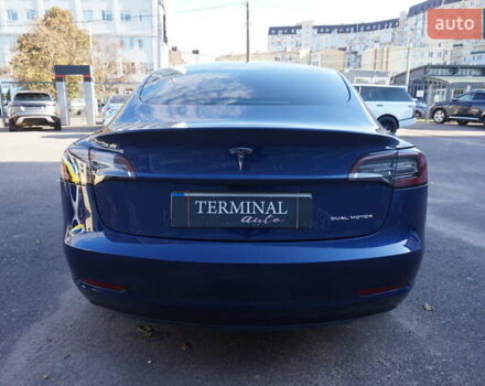 Синий Тесла Модель 3, объемом двигателя 0 л и пробегом 58 тыс. км за 22900 $, фото 6 на Automoto.ua