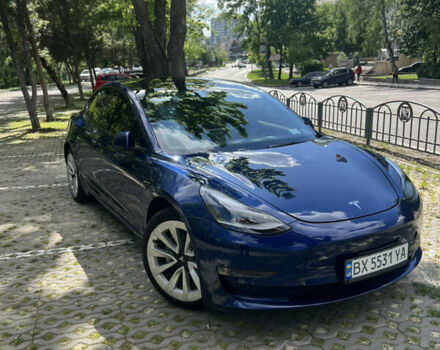 Синий Тесла Модель 3, объемом двигателя 0 л и пробегом 114 тыс. км за 16500 $, фото 4 на Automoto.ua