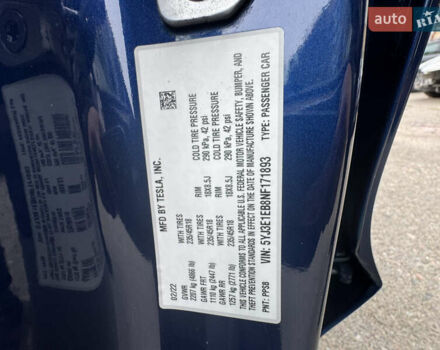 Тесла Модель 3 2022 у Києві на Automoto.ua Синій Тесла Модель 3, об'ємом двигуна 0 л та пробігом 70 тис. км за 21500 $, фото 18 на Automoto.ua