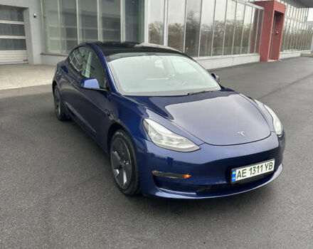 Синий Тесла Модель 3, объемом двигателя 0 л и пробегом 50 тыс. км за 22000 $, фото 2 на Automoto.ua