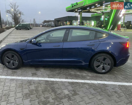 Синий Тесла Модель 3, объемом двигателя 0 л и пробегом 35 тыс. км за 22000 $, фото 3 на Automoto.ua