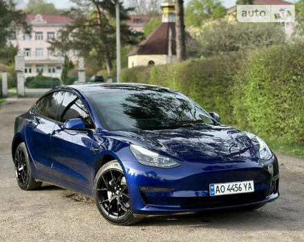 Синій Тесла Модель 3, об'ємом двигуна 0 л та пробігом 5 тис. км за 27700 $, фото 1 на Automoto.ua