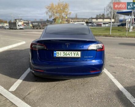 Синий Тесла Модель 3, объемом двигателя 0 л и пробегом 26 тыс. км за 24500 $, фото 4 на Automoto.ua