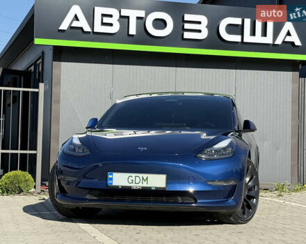 Синій Тесла Модель 3, об'ємом двигуна 0 л та пробігом 55 тис. км за 24400 $, фото 4 на Automoto.ua