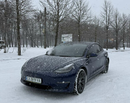 Синий Тесла Модель 3, объемом двигателя 0 л и пробегом 34 тыс. км за 19750 $, фото 4 на Automoto.ua