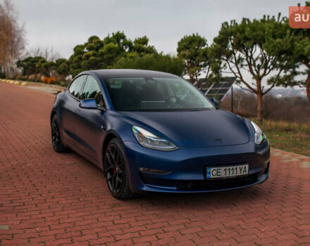 Синій Тесла Модель 3, об'ємом двигуна 0 л та пробігом 27 тис. км за 34999 $, фото 1 на Automoto.ua