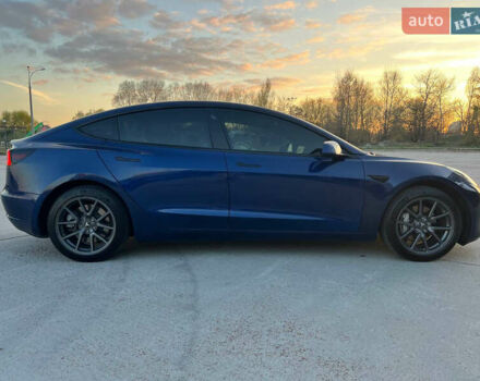 Синий Тесла Модель 3, объемом двигателя 0 л и пробегом 80 тыс. км за 21500 $, фото 3 на Automoto.ua
