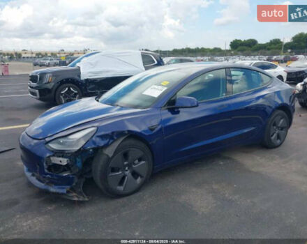 Синий Тесла Модель 3, объемом двигателя 0 л и пробегом 160 тыс. км за 12900 $, фото 1 на Automoto.ua