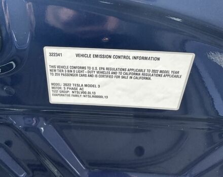 Синий Тесла Модель 3, объемом двигателя 0 л и пробегом 56 тыс. км за 22000 $, фото 20 на Automoto.ua
