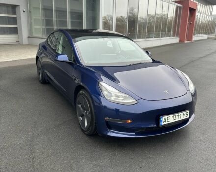 Синий Тесла Модель 3, объемом двигателя 0 л и пробегом 56 тыс. км за 22000 $, фото 2 на Automoto.ua