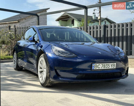 Синий Тесла Модель 3, объемом двигателя 0 л и пробегом 123 тыс. км за 15600 $, фото 2 на Automoto.ua