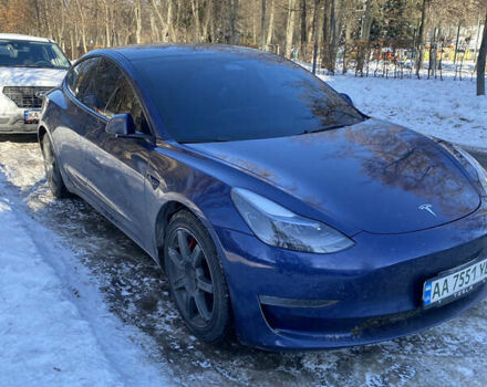 Синий Тесла Модель 3, объемом двигателя 0 л и пробегом 85 тыс. км за 20500 $, фото 1 на Automoto.ua