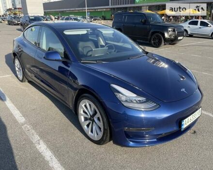 Синій Тесла Модель 3, об'ємом двигуна 0 л та пробігом 28 тис. км за 24500 $, фото 1 на Automoto.ua