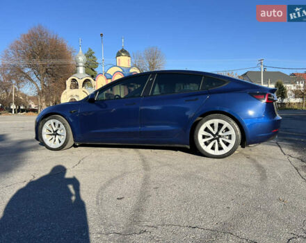 Синий Тесла Модель 3, объемом двигателя 0 л и пробегом 102 тыс. км за 23000 $, фото 1 на Automoto.ua