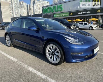 Синій Тесла Модель 3, об'ємом двигуна 0 л та пробігом 28 тис. км за 24500 $, фото 2 на Automoto.ua