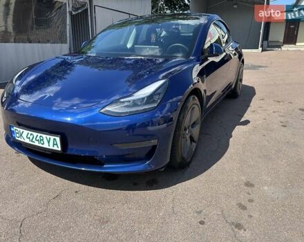 Синий Тесла Модель 3, объемом двигателя 0 л и пробегом 65 тыс. км за 22500 $, фото 6 на Automoto.ua
