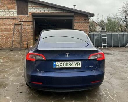 Синий Тесла Модель 3, объемом двигателя 0 л и пробегом 55 тыс. км за 21000 $, фото 3 на Automoto.ua