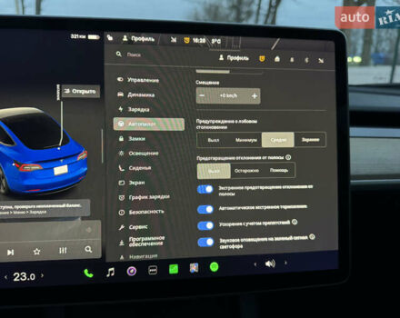 Синий Тесла Модель 3, объемом двигателя 0 л и пробегом 53 тыс. км за 19500 $, фото 23 на Automoto.ua