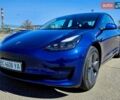 Синий Тесла Модель 3, объемом двигателя 0 л и пробегом 34 тыс. км за 21900 $, фото 1 на Automoto.ua