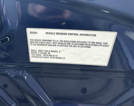 Синий Тесла Модель 3, объемом двигателя 0 л и пробегом 50 тыс. км за 22000 $, фото 20 на Automoto.ua