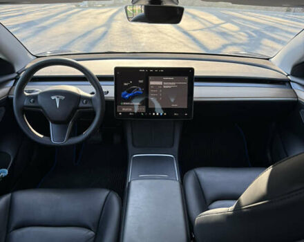 Синий Тесла Модель 3, объемом двигателя 0 л и пробегом 48 тыс. км за 17500 $, фото 3 на Automoto.ua