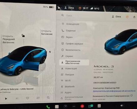 Синій Тесла Модель 3, об'ємом двигуна 0 л та пробігом 36 тис. км за 25500 $, фото 10 на Automoto.ua